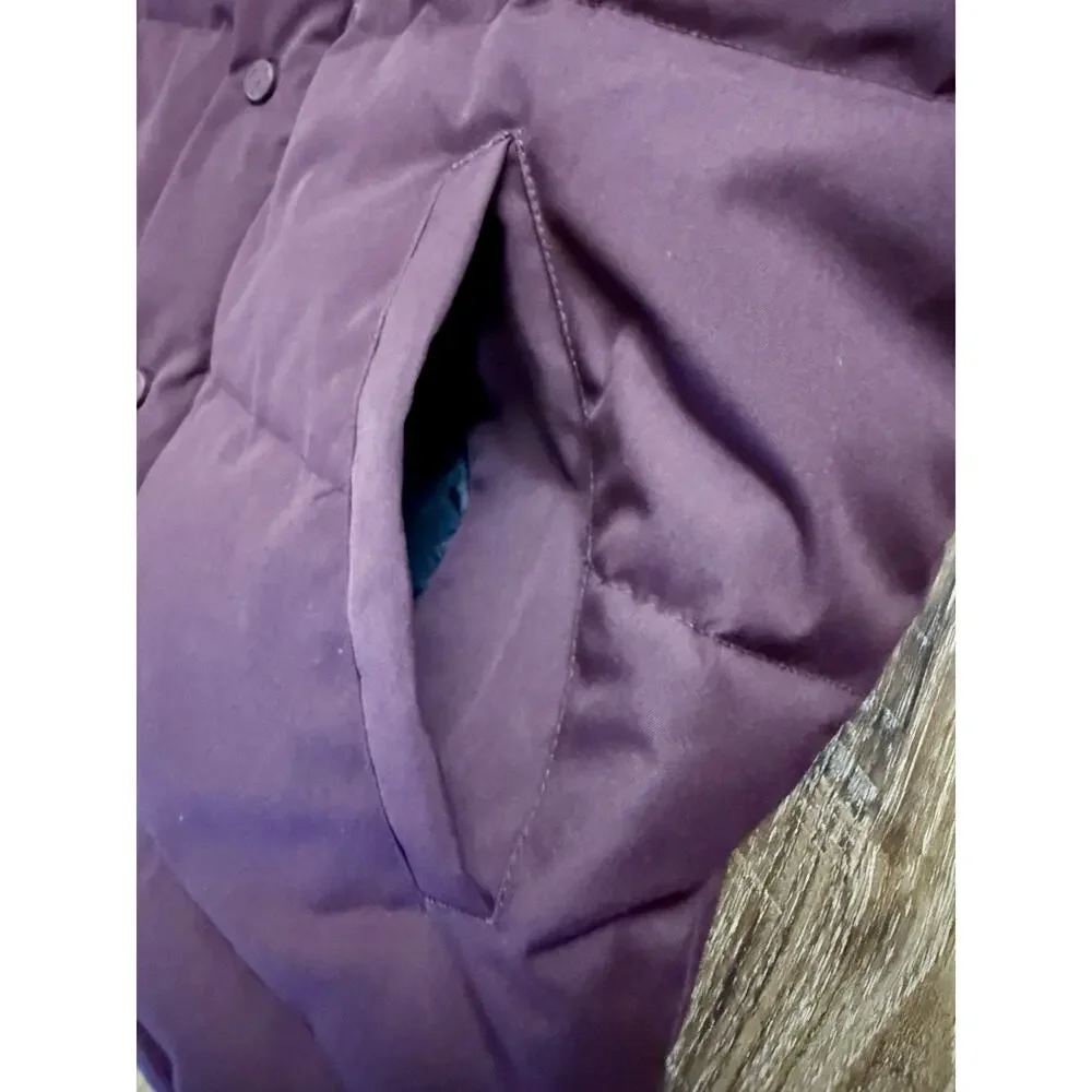 Field Tested Guide Gear Puffer‎ Vest Size M Outdoors Camping Hiking, Maroon EUC